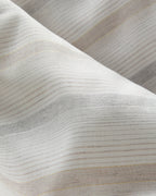 Yarn Dyed Single Size Duvet Cover Set 160x220 cm Beige - Gray (view 5)