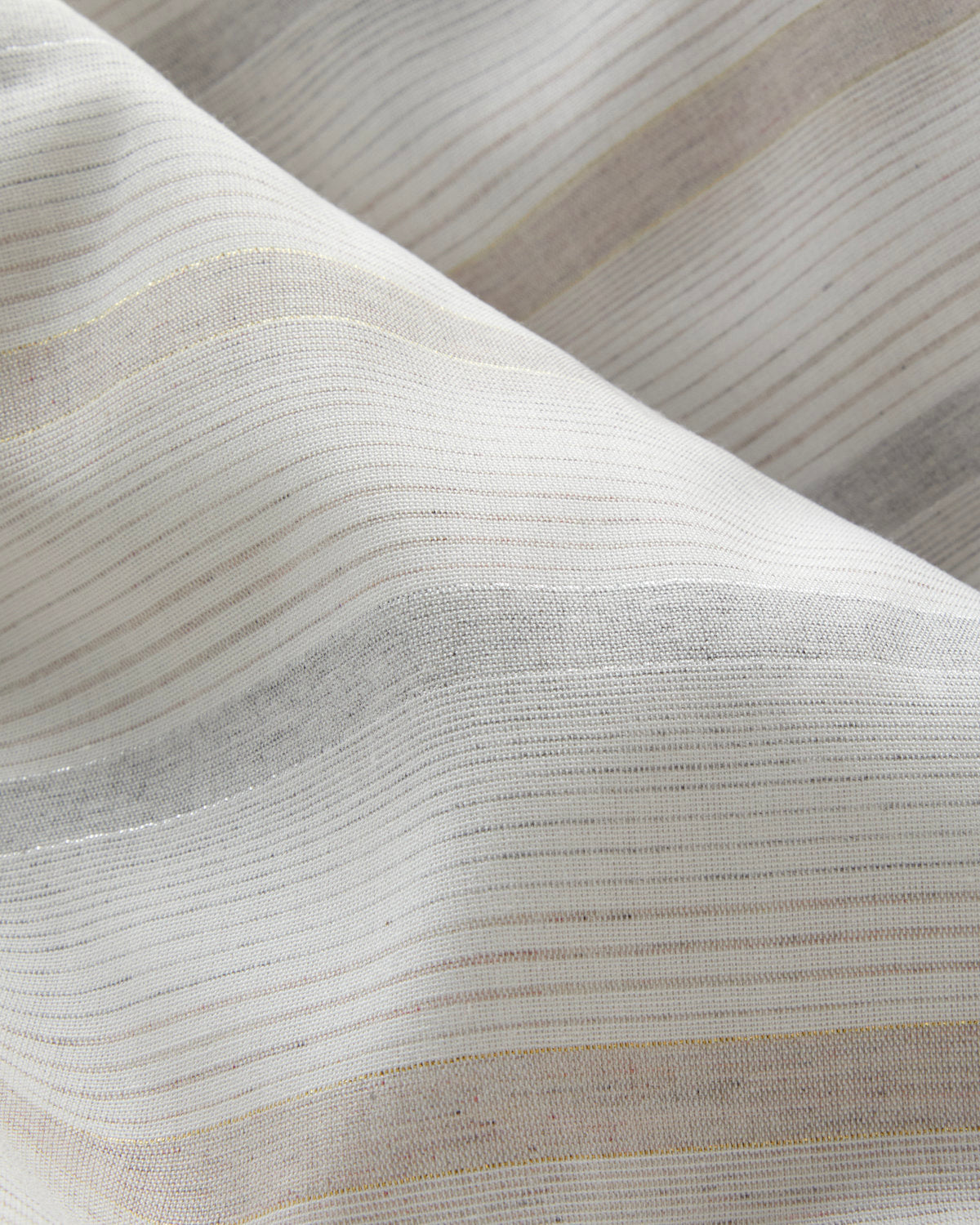 Yarn Dyed Single Size Duvet Cover Set 160x220 cm Beige - Gray (view 5)