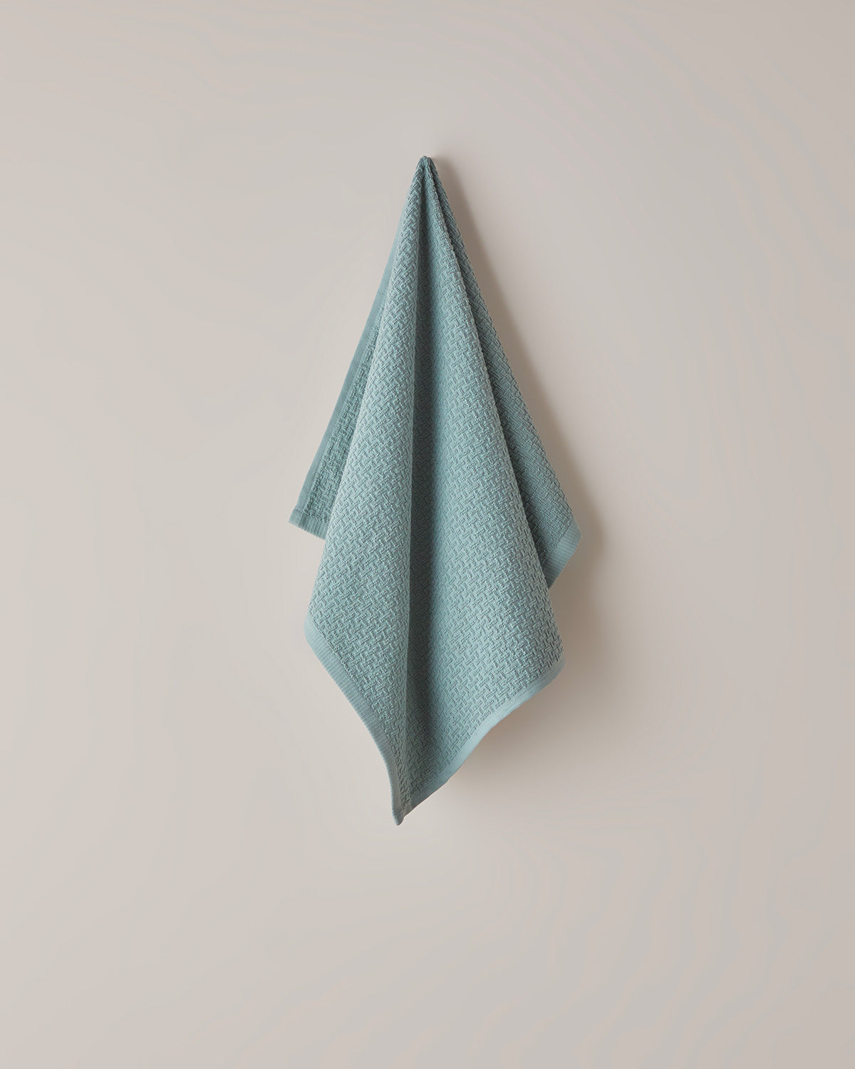 Grid Cotton Face Towel 50x70 cm - Dark Green