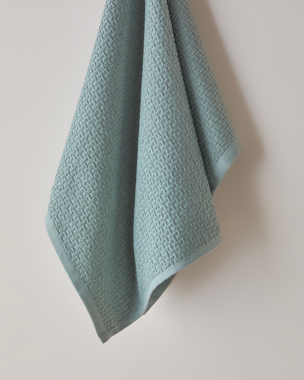 Grid Cotton Face Towel 50x70 cm - Salmon (view 2)