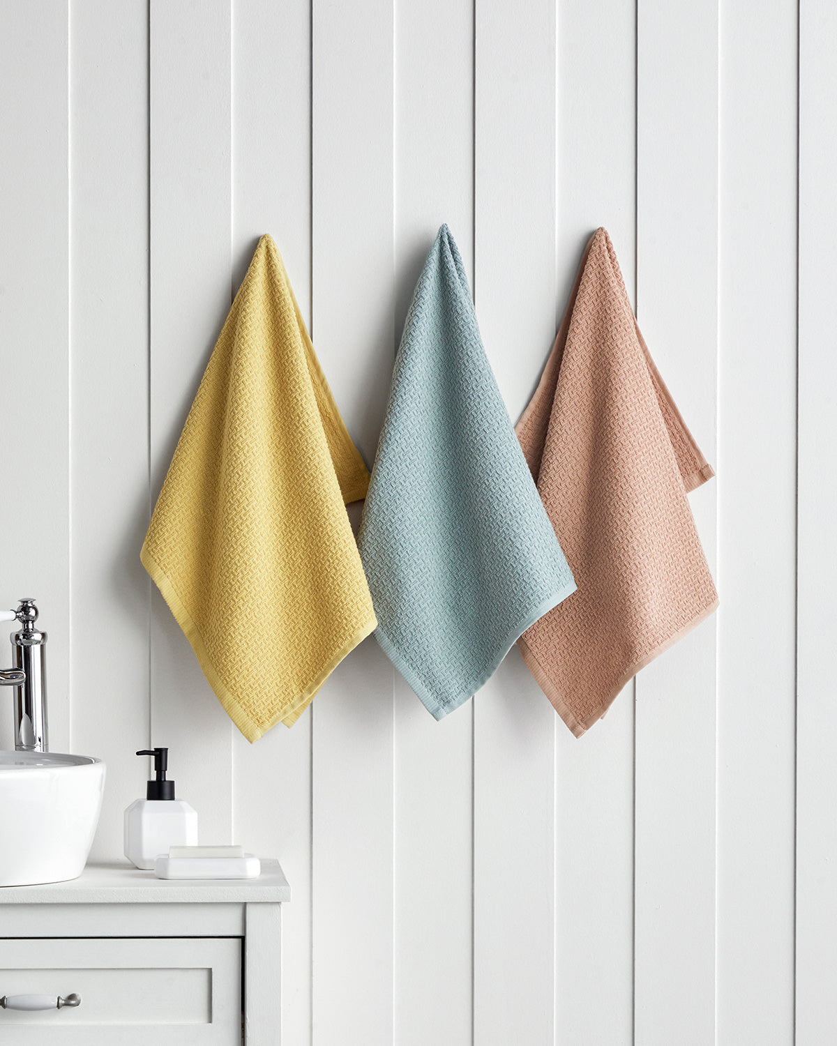 Grid Cotton Face Towel 50x70 cm (view 4)