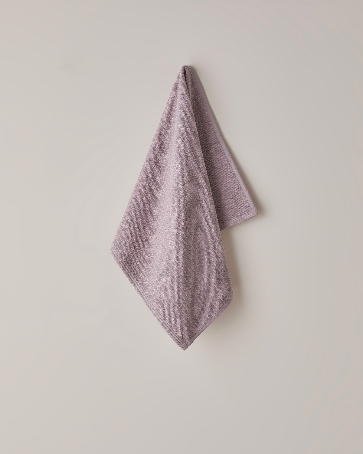 Stripe Cotton Face Towel 50x70 cm - Dusty Rose