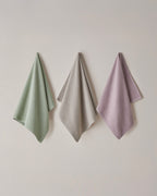 Stripe Cotton Face Towel 50x70 cm - Khaki (view 3)