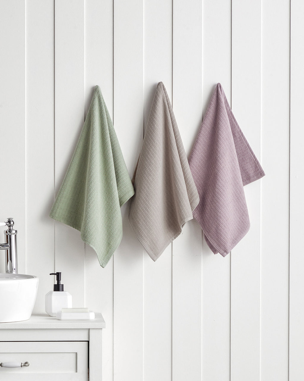 Stripe Cotton Face Towel 50x70 cm (view 8)