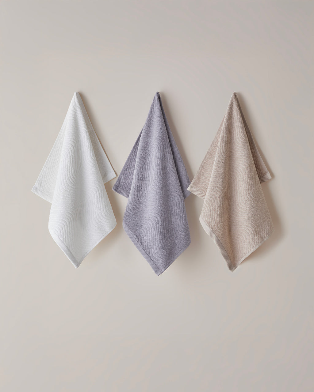 Wave Cotton Face Towel 50x70 cm (view 7)