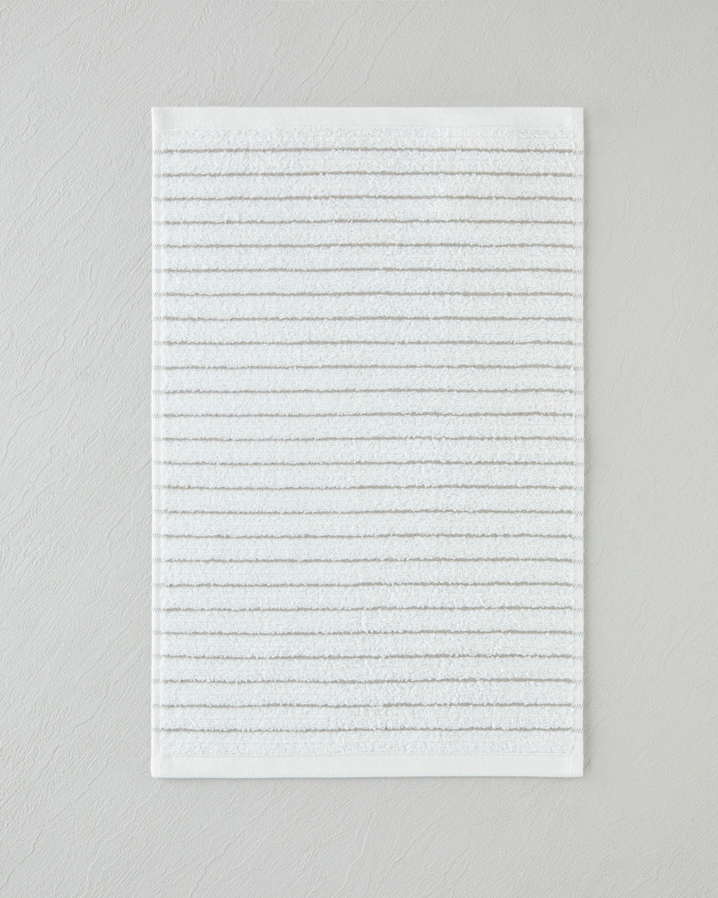 Soft Stripe Cotton Hand Towel 30x45 cm Ivory