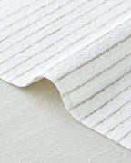 Soft Stripe Cotton Hand Towel 30x45 cm Ivory (view 2)