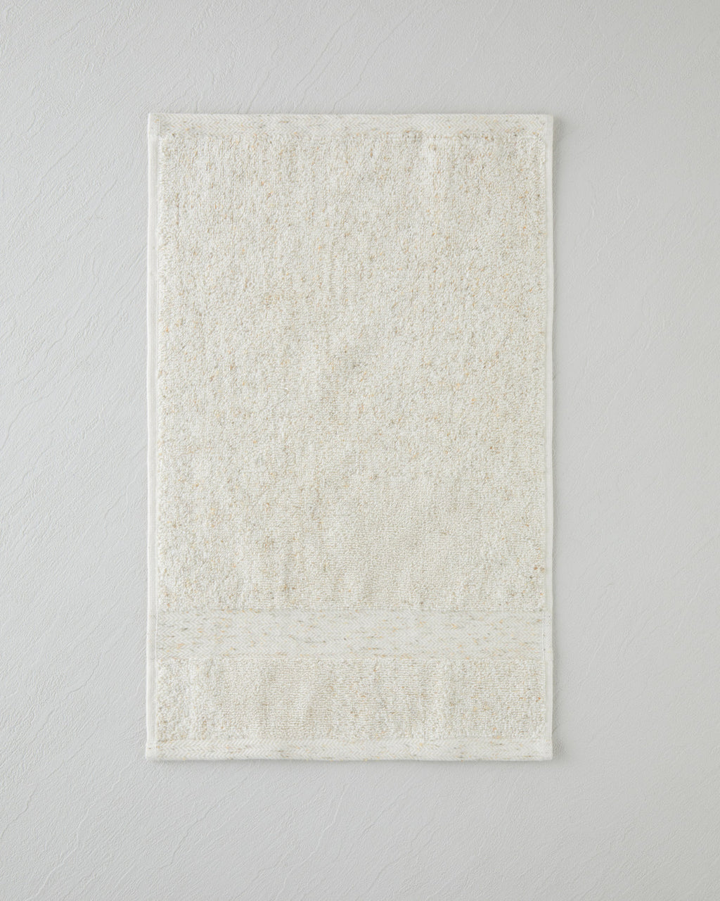 Melange Cotton Hand Towel 30x45 cm Beige Marl