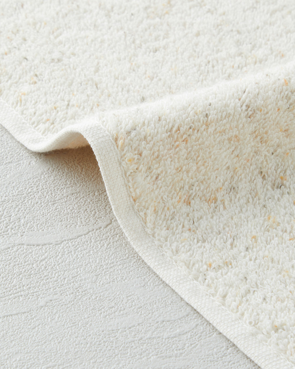 Melange Cotton Hand Towel 30x45 cm Beige Marl (view 2)