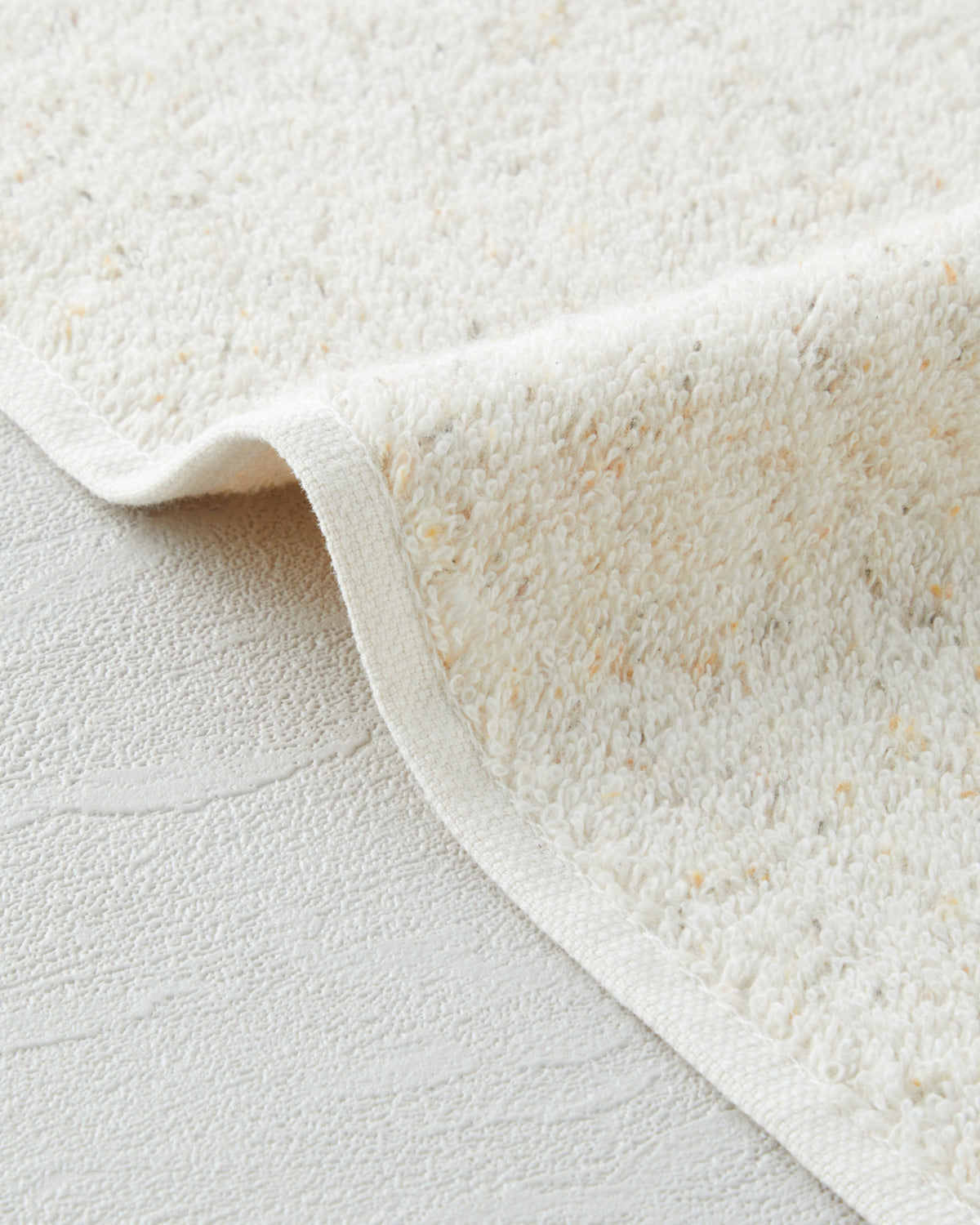 Melange Cotton Hand Towel 30x45 cm Beige Marl (view 2)