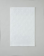 Cotton Hand Towel 30x45 cm - Ivory & Light Green - Ivory
