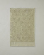 Cotton Hand Towel 30x45 cm - Ivory & Light Green (view 5)