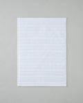 Cotton Hand Towel 30x45 cm - White & Navy Blue - White