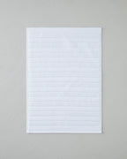 Cotton Hand Towel 30x45 cm - White & Navy Blue - White