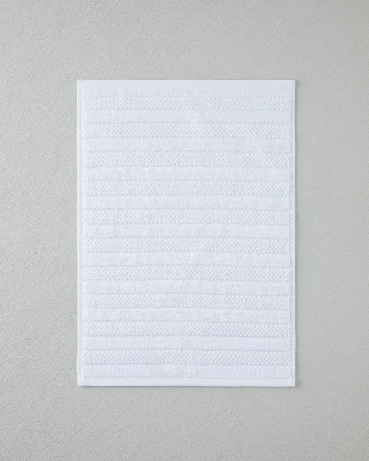 Cotton Hand Towel 30x45 cm - White & Navy Blue - White