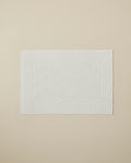 Cotton Foot Towel 50x70 cm - Ivory & Light Green - Ivory