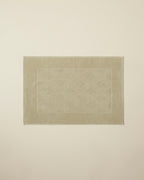 Cotton Foot Towel 50x70 cm - Ivory & Light Green (view 6)