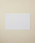 Cotton Foot Towel 50x70 cm - White & Navy Blue - White