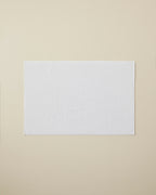 Cotton Foot Towel 50x70 cm - White & Navy Blue - White