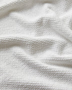 Cotton Foot Towel 50x70 cm - White & Navy Blue (view 3)