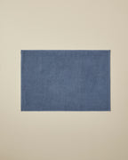 Cotton Foot Towel 50x70 cm - White & Navy Blue (view 6)