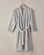 Chequer Cotton Bathrobe (view 21)