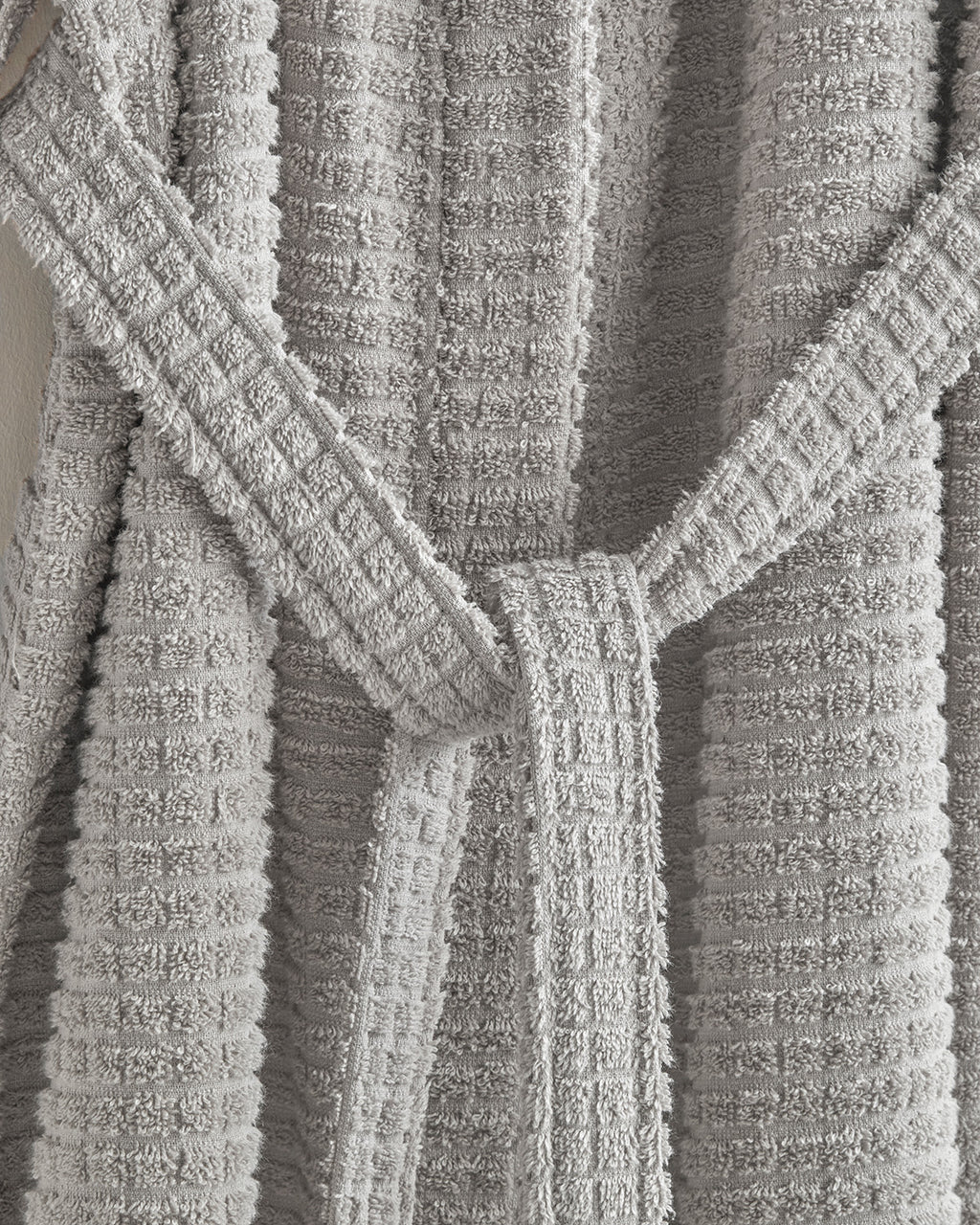 Chequer Cotton Bathrobe (view 22)