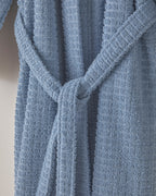 Chequer Cotton Bathrobe (view 27)