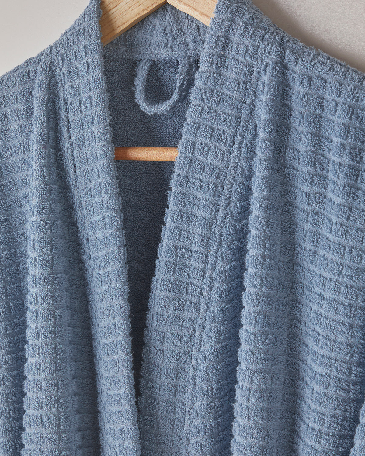 Chequer Cotton Bathrobe (view 28)