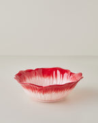 Flowerella Dolomite Bowl - Red - Pink - 22 cm