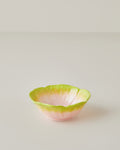 Flowerella Dolomite Snack Bowl 11 cm Pink - Green
