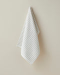 Soft Stripe Cotton Face Towel 50x80 cm Ivory