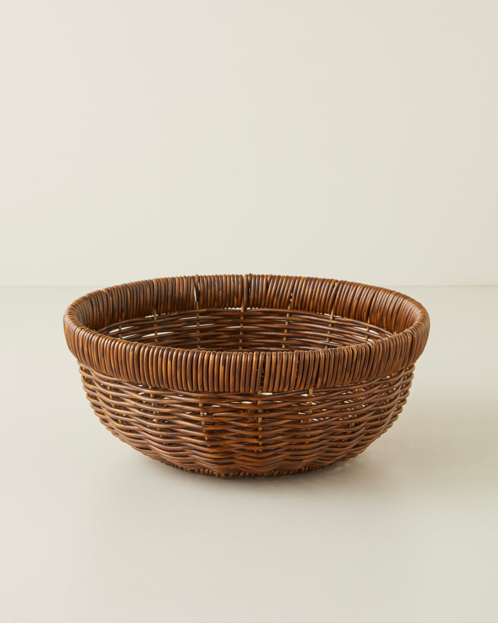 Roselle Plastic Rattan Serving Ware Brown - 21.5x5 cm (view 4)