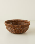 Roselle Plastic Rattan Serving Ware Brown - 21.5x5 cm (view 4)