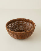 Roselle Plastic Rattan Serving Ware Brown (view 5)