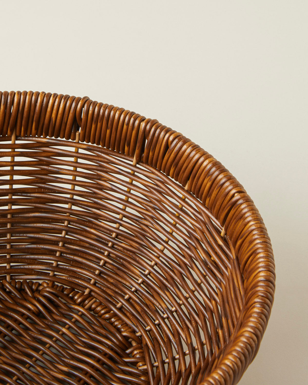 Roselle Plastic Rattan Serving Ware Brown (view 6)