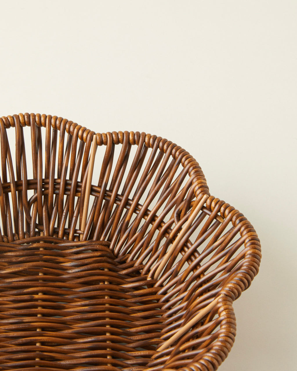 Roselle Plastic Rattan Serving Ware Brown (view 12)