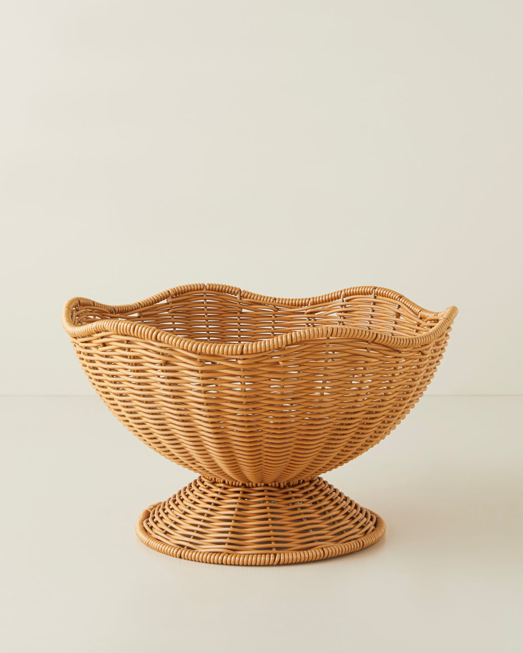 Veroana Plastic Rattan Serving Ware Brown - 29.5x18 cm