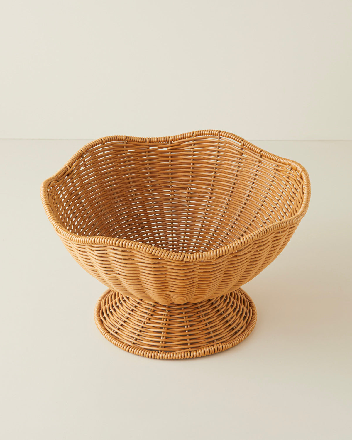 Veroana Plastic Rattan Serving Ware Brown - 25x14 cm (view 2)