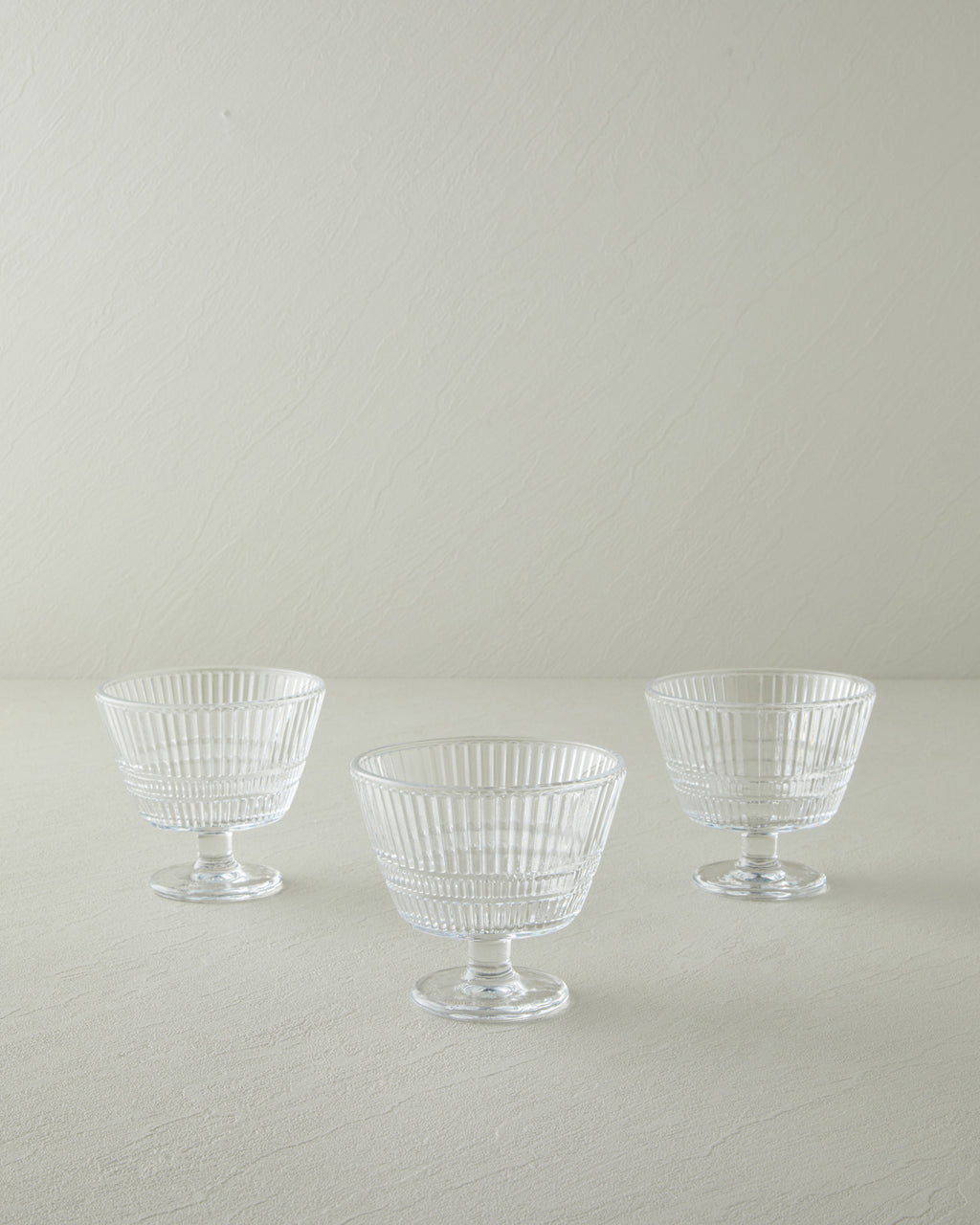 Lucent Glass 3 pcs Cup 315 ml Transparent