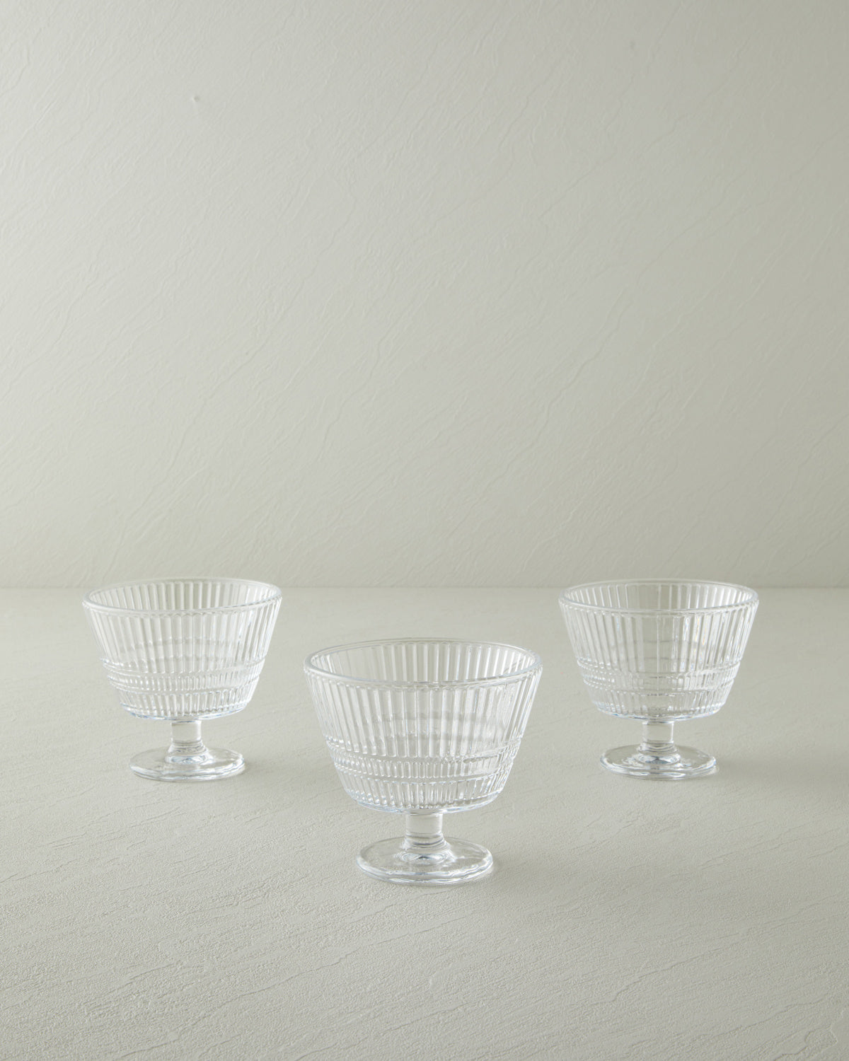 Lucent Glass 3 pcs Cup 315 ml Transparent