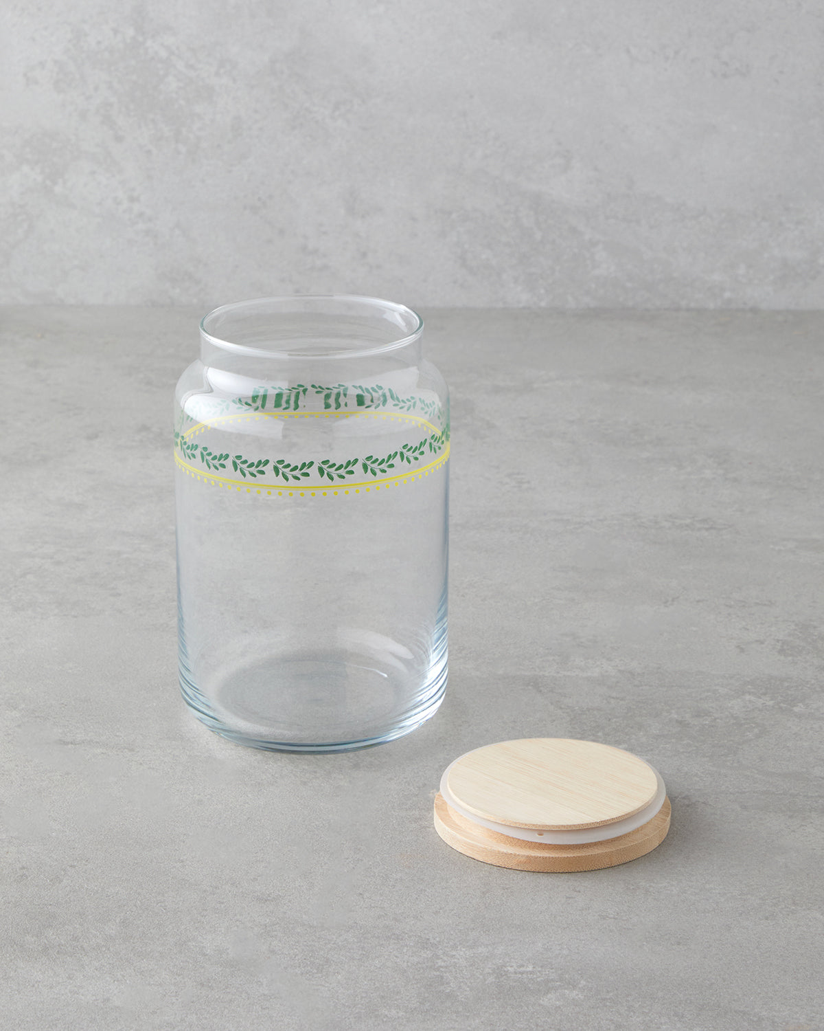 Mirage Glass Jar Green (view 6)