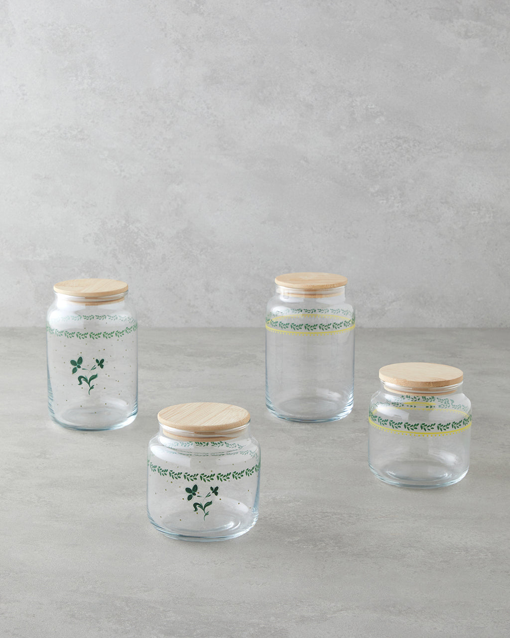Mirage Glass Jar Green (view 8)