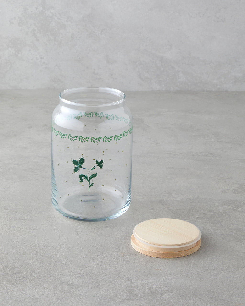 Melie Glass Jar Green (view 6)