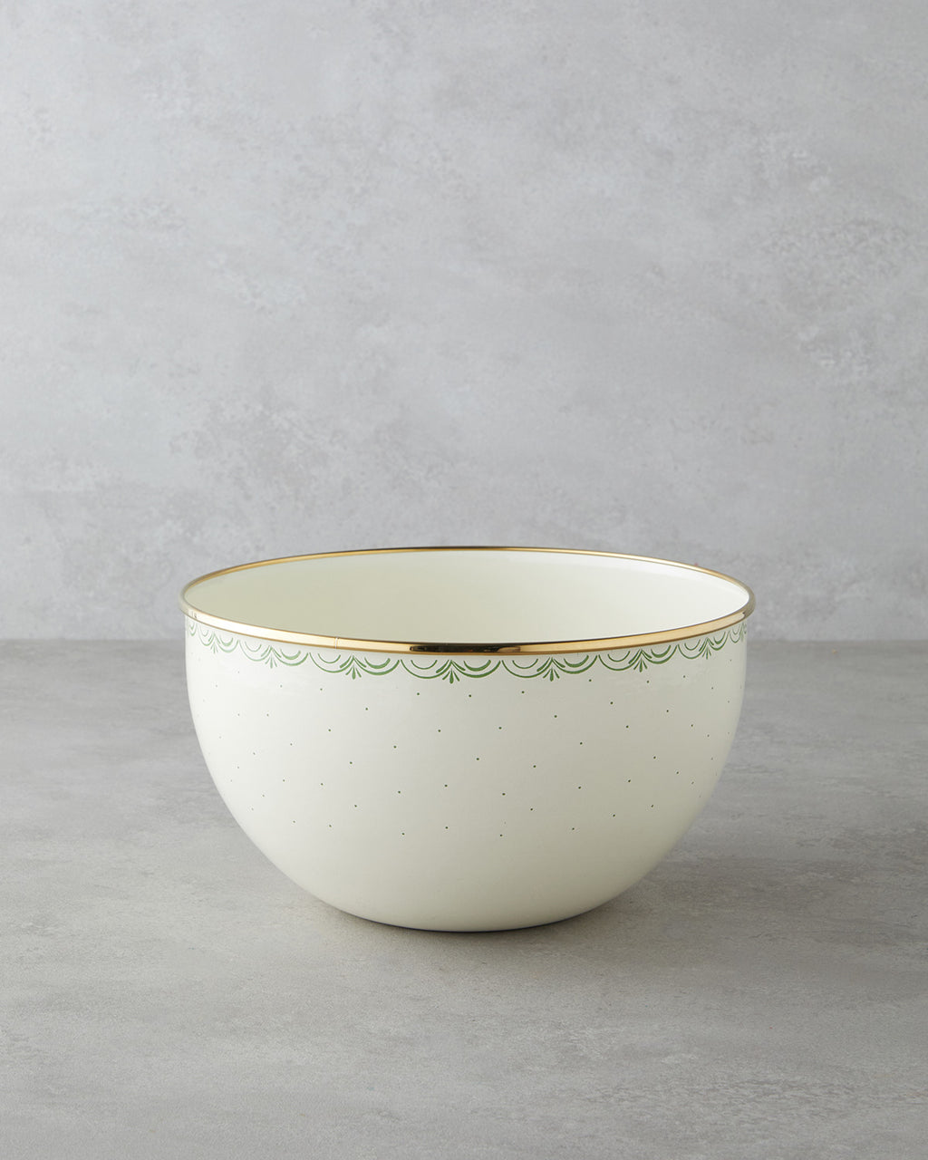 Susanna Enamel Mixing Bowl 24 cm Green
