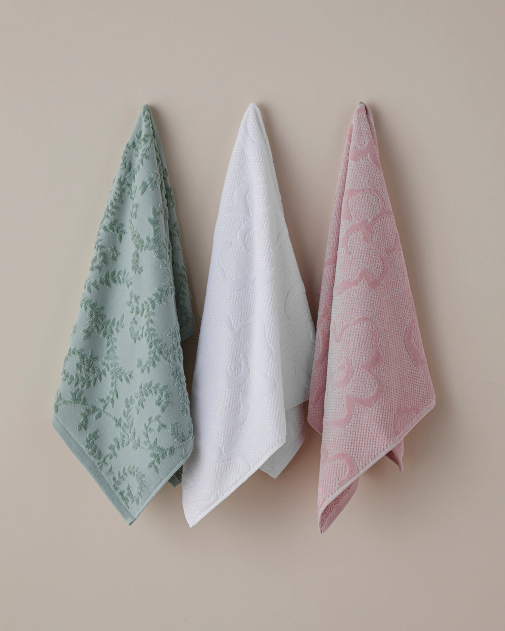 Cotton Face Towel 50x80 cm White (view 3)