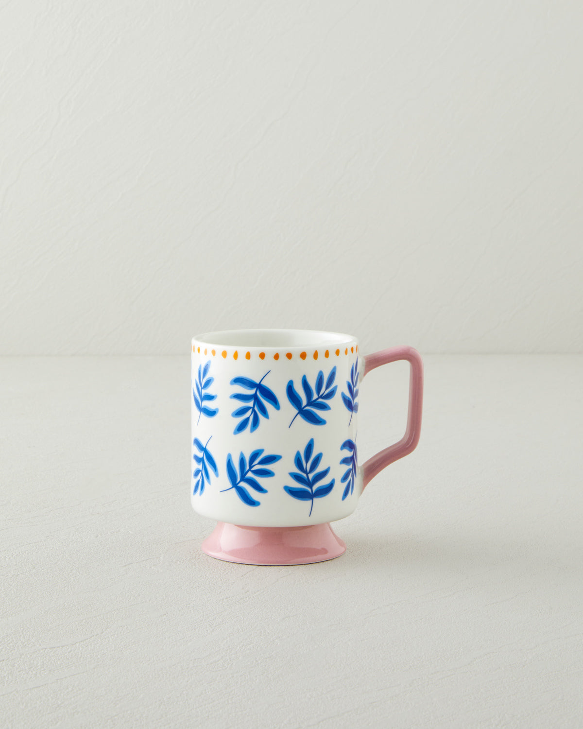 Gifty Petal New Bone China Mug 310 ml Pink - Yellow - Blue (view 2)
