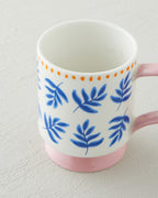 Gifty Petal New Bone China Mug 310 ml Pink - Yellow - Blue (view 3)