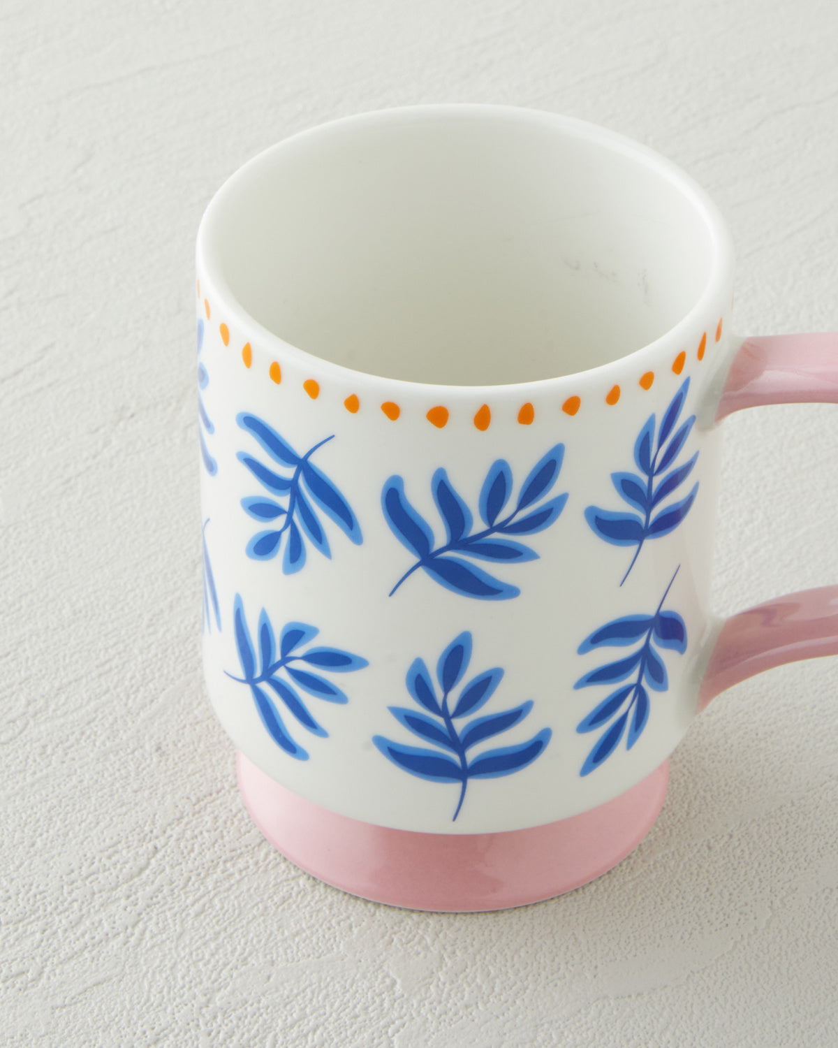 Gifty Petal New Bone China Mug 310 ml Pink - Yellow - Blue (view 3)