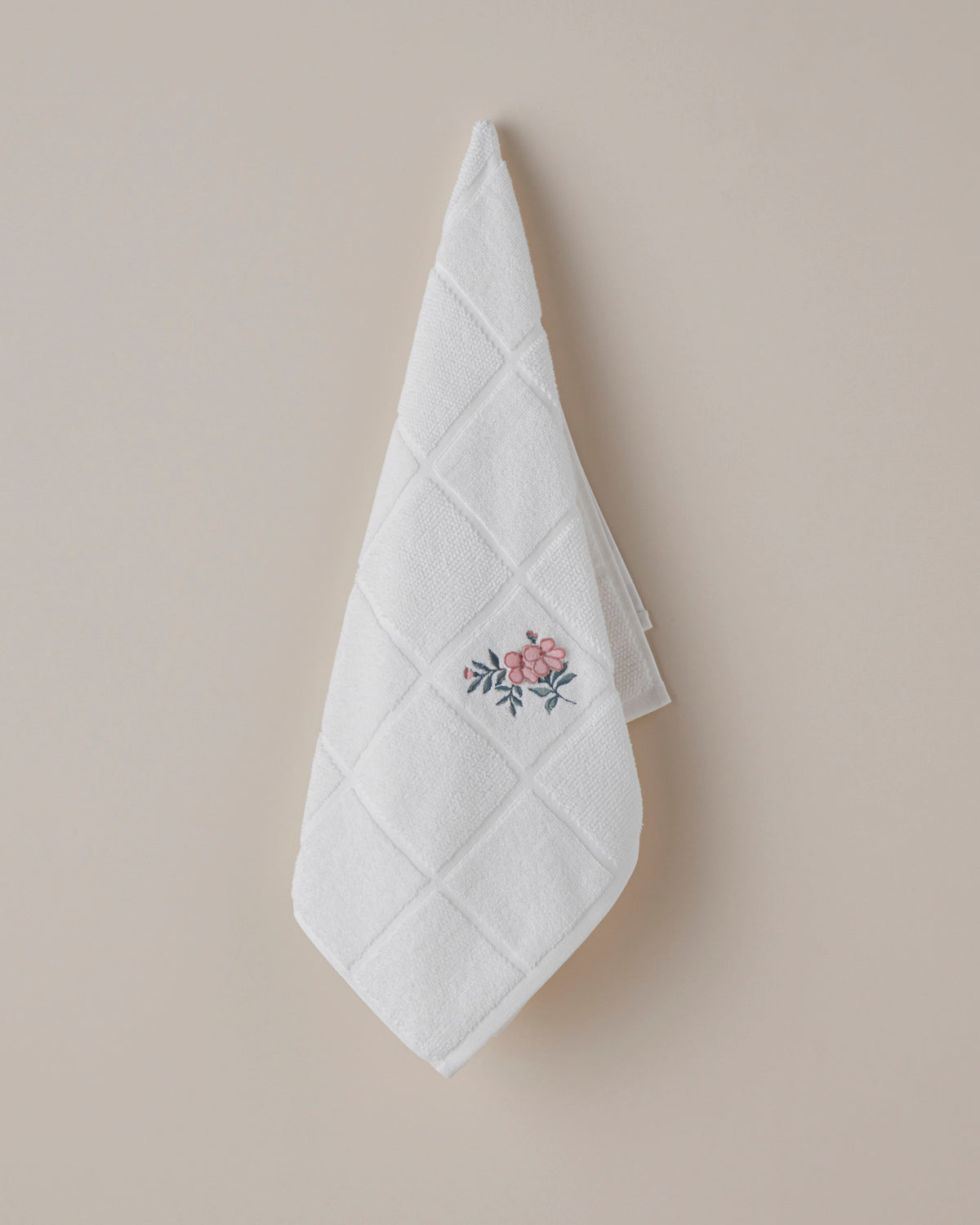 Cotton Face Towel 50x80 cm White